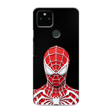 Силиконовый чехол на Google Pixel 5a 5G с принтом человек паук spiderman Силиконовый чехол на Google Pixel 5a 5G с принтом человек паук spiderman
