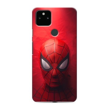 Силиконовый чехол на Google Pixel 5a 5G с принтом Spiderman Человек паук