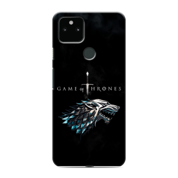 Силиконовый чехол на Google Pixel 5a 5G с принтом Игра Престолов Game Thrones