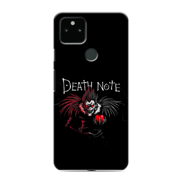 Силиконовый чехол на Google Pixel 5a 5G с принтом Death note Тетрадь смерти