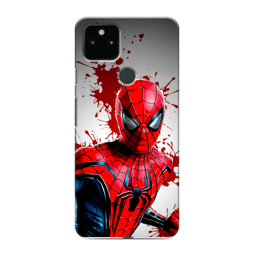 Силиконовый чехол на Google Pixel 5a 5G с принтом Spiderman Человек паук