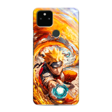 Силиконовый чехол на Google Pixel 5a 5G с принтом Аниме Наруто Naruto