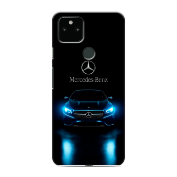 Силиконовый чехол на Google Pixel 5a 5G с принтом Mercedes Мерседес