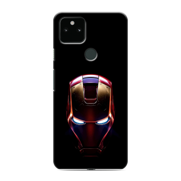 Силиконовый чехол на Google Pixel 5a 5G с принтом IronMan Железный человек