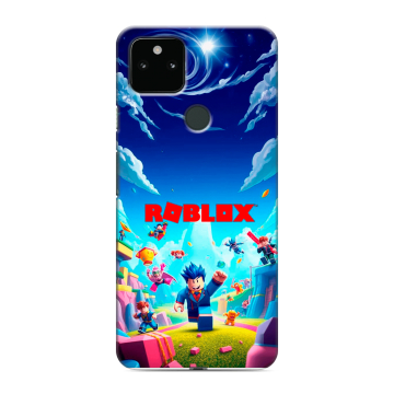 Силиконовый чехол на Google Pixel 5a 5G с принтом Roblox Роблокс Силиконовый чехол на Google Pixel 5a 5G с принтом Roblox Роблокс