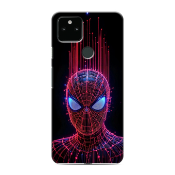 Силиконовый чехол на Google Pixel 5a 5G с принтом Spiderman Человек паук