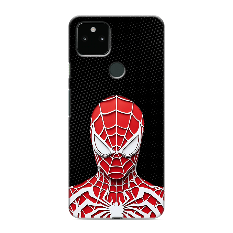 Силиконовый чехол на Google Pixel 5a 5G с принтом человек паук spiderman Силиконовый чехол на Google Pixel 5a 5G с принтом человек паук spiderman