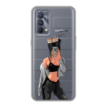 Силиконовый чехол на Realme GT Master Edition с принтом Женские принты Силиконовый чехол на Realme GT Master Edition с принтом Женские принты