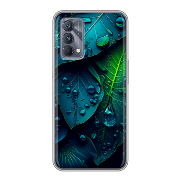 Силиконовый чехол на Realme GT Master Edition с принтом Листья Силиконовый чехол на Realme GT Master Edition с принтом Листья