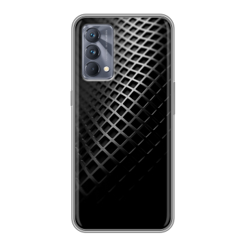 Силиконовый чехол на Realme GT Master Edition с принтом Текстура металла Силиконовый чехол на Realme GT Master Edition с принтом Текстура металла