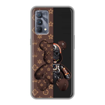 Силиконовый чехол на Realme GT Master Edition с принтом Луи робот Силиконовый чехол на Realme GT Master Edition с принтом Луи робот