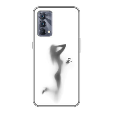 Силиконовый чехол на Realme GT Master Edition с принтом Силуэт
