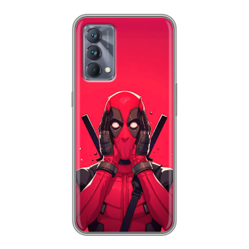 Силиконовый чехол на Realme GT Master Edition с принтом Дедпул Deadpool Силиконовый чехол на Realme GT Master Edition с принтом Дедпул Deadpool