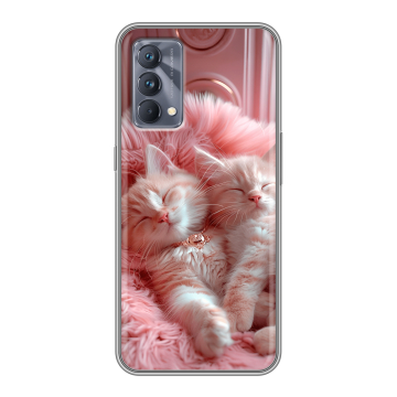 Силиконовый чехол на Realme GT Master Edition с принтом котята котики Силиконовый чехол на Realme GT Master Edition с принтом котята котики