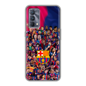 Силиконовый чехол на Realme GT Master Edition с принтом Барселона Barcelona