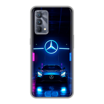 Силиконовый чехол на Realme GT Master Edition с принтом Mercedes Мерседес Силиконовый чехол на Realme GT Master Edition с принтом Mercedes Мерседес