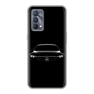 Силиконовый чехол на Realme GT Master Edition с принтом Mercedes Мерседес Силиконовый чехол на Realme GT Master Edition с принтом Mercedes Мерседес