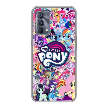 Силиконовый чехол на Realme GT Master Edition с принтом My little pony Дружба чудо Силиконовый чехол на Realme GT Master Edition с принтом My little pony Дружба чудо