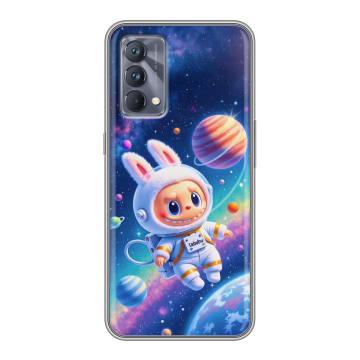 Силиконовый чехол на Realme GT Master Edition с принтом Labubu Лабубу Силиконовый чехол на Realme GT Master Edition с принтом Labubu Лабубу