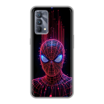 Силиконовый чехол на Realme GT Master Edition с принтом Spiderman Человек паук Силиконовый чехол на Realme GT Master Edition с принтом Spiderman Человек паук