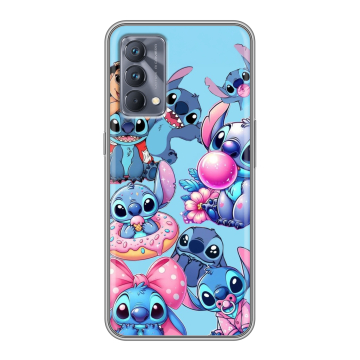 Силиконовый чехол на Realme GT Master Edition с принтом Лило и Стич