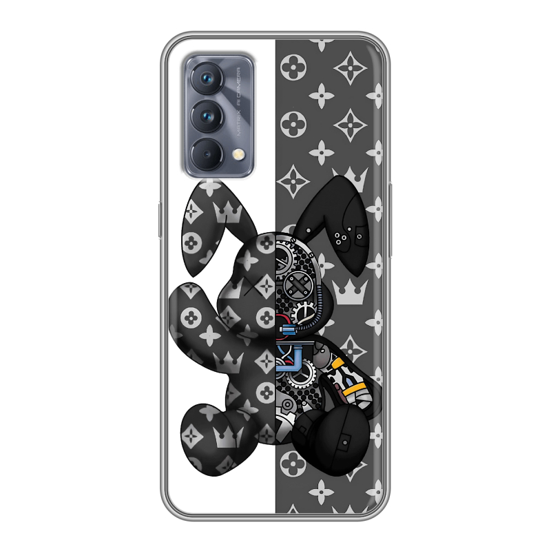 Силиконовый чехол на Realme GT Master Edition с принтом Луи робот Силиконовый чехол на Realme GT Master Edition с принтом Луи робот