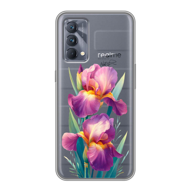Силиконовый чехол на Realme GT Master Edition с принтом Цветы орхидеи Силиконовый чехол на Realme GT Master Edition с принтом Цветы орхидеи