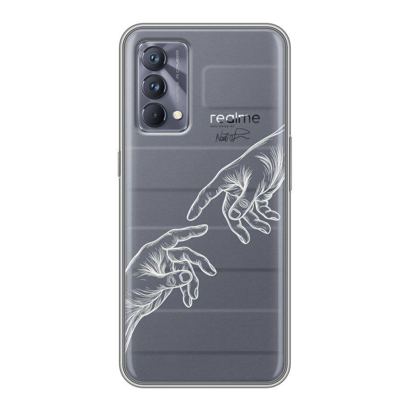 Силиконовый чехол на Realme GT Master Edition с принтом Сотворение мира Силиконовый чехол на Realme GT Master Edition с принтом Сотворение мира