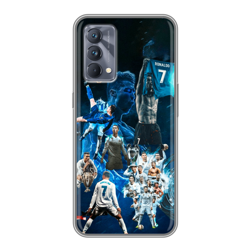 Силиконовый чехол на Realme GT Master Edition с принтом Реал Роналдо Силиконовый чехол на Realme GT Master Edition с принтом Реал Роналдо