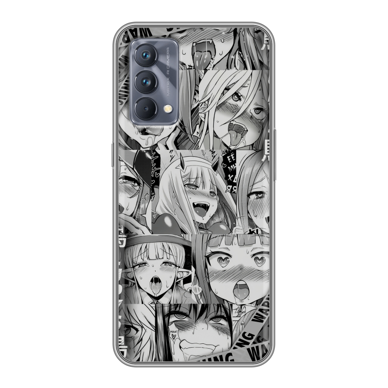 Силиконовый чехол на Realme GT Master Edition с принтом Ahegao Ахегао Аниме Силиконовый чехол на Realme GT Master Edition с принтом Ahegao Ахегао Аниме