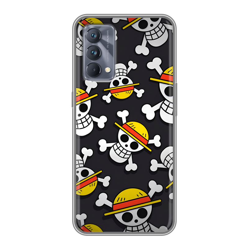 Силиконовый противоударный чехол на Realme GT Master Edition с принтом One Piece Ван Пис Силиконовый противоударный чехол на Realme GT Master Edition с принтом One Piece Ван Пис