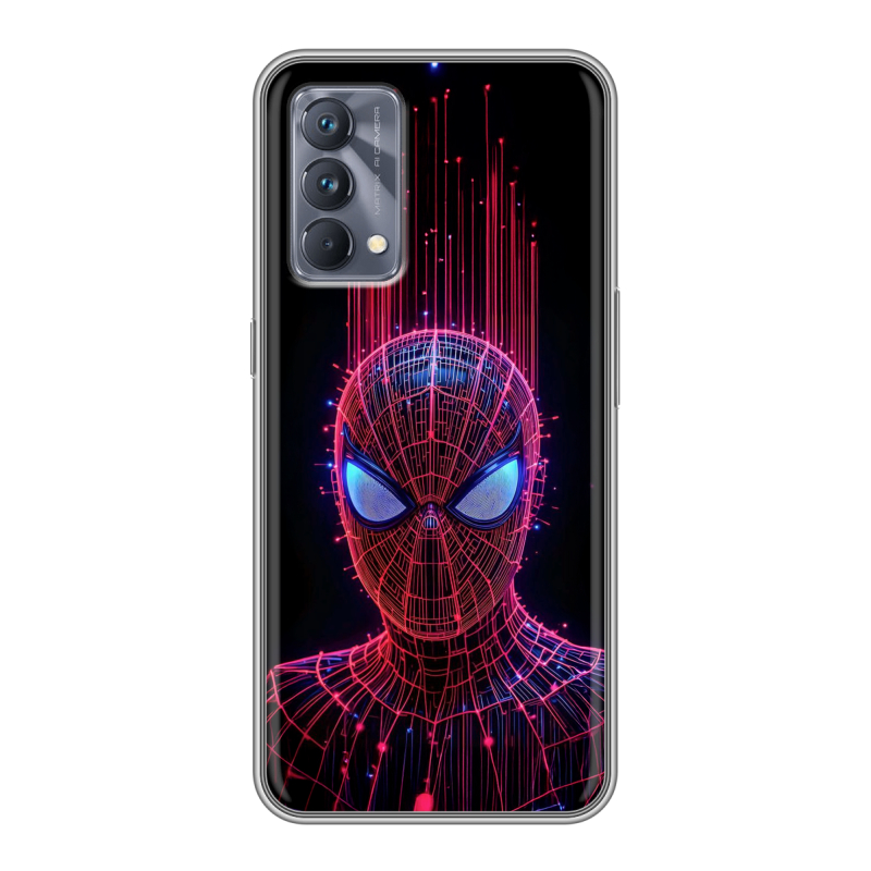 Силиконовый чехол на Realme GT Master Edition с принтом Spiderman Человек паук Силиконовый чехол на Realme GT Master Edition с принтом Spiderman Человек паук