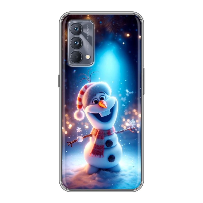 Силиконовый чехол на Realme GT Master Edition с принтом Новый год Силиконовый чехол на Realme GT Master Edition с принтом Новый год