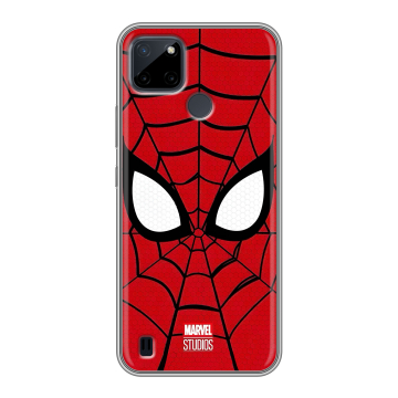 Силиконовый чехол на Realme C21Y с принтом человек паук spiderman Силиконовый чехол на Realme C21Y с принтом человек паук spiderman