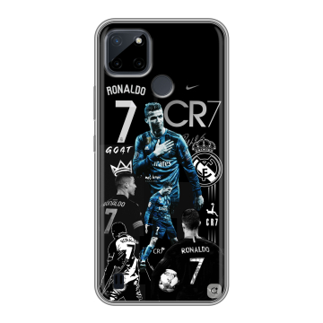 Силиконовый чехол на Realme C21Y с принтом Реал Роналдо Силиконовый чехол на Realme C21Y с принтом Реал Роналдо