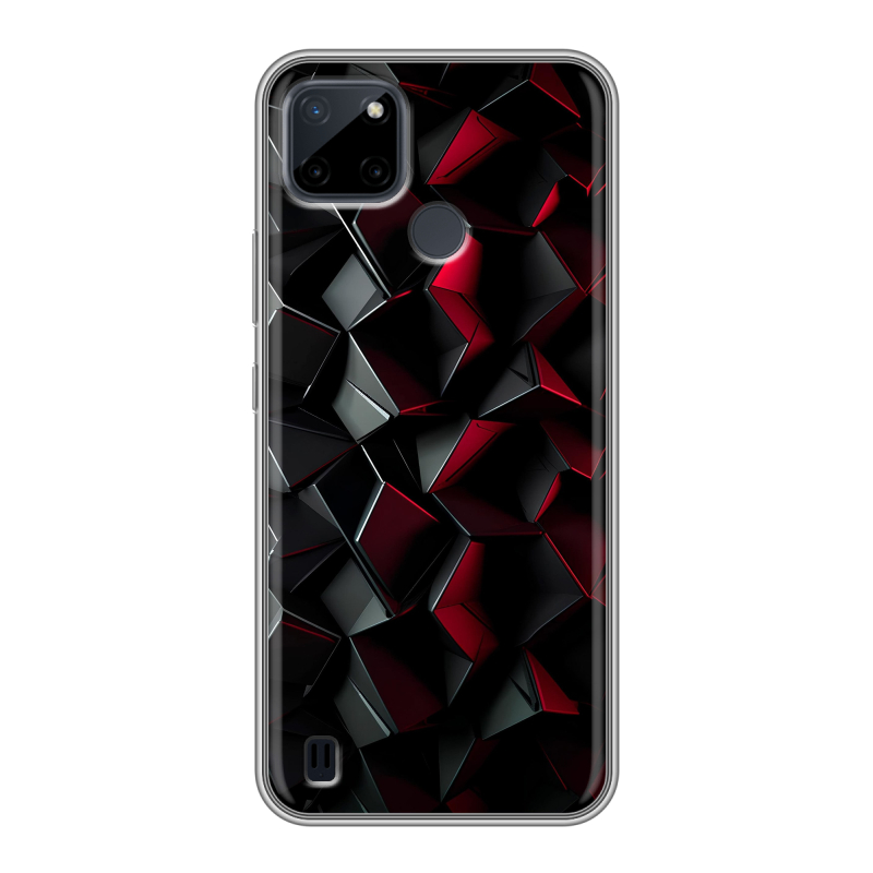 Силиконовый чехол на Realme C21Y с принтом Абстракция Силиконовый чехол на Realme C21Y с принтом Абстракция