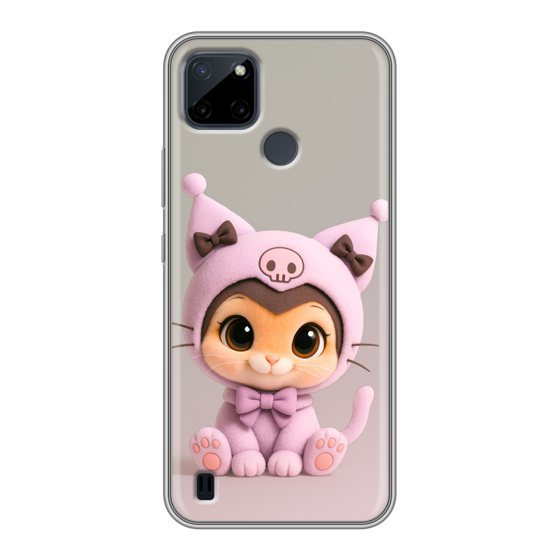 Силиконовый чехол на Realme C21Y с принтом Куроми Kuromi Силиконовый чехол на Realme C21Y с принтом Куроми Kuromi