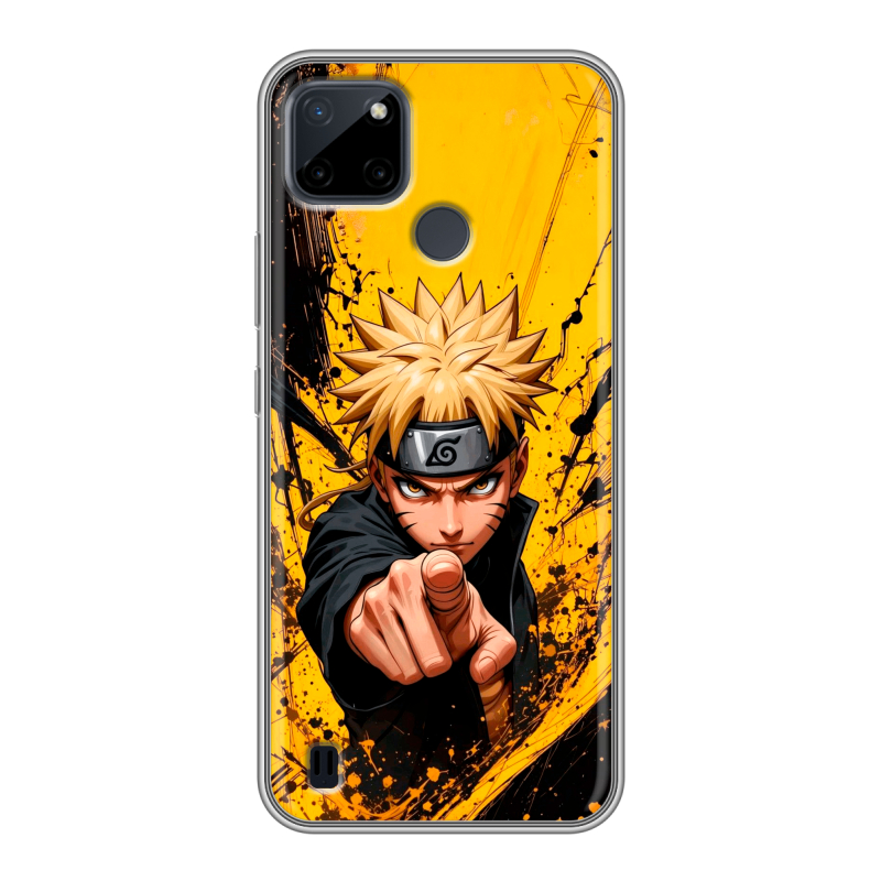 Силиконовый чехол на Realme C21Y с принтом Naruto Наруто Силиконовый чехол на Realme C21Y с принтом Naruto Наруто