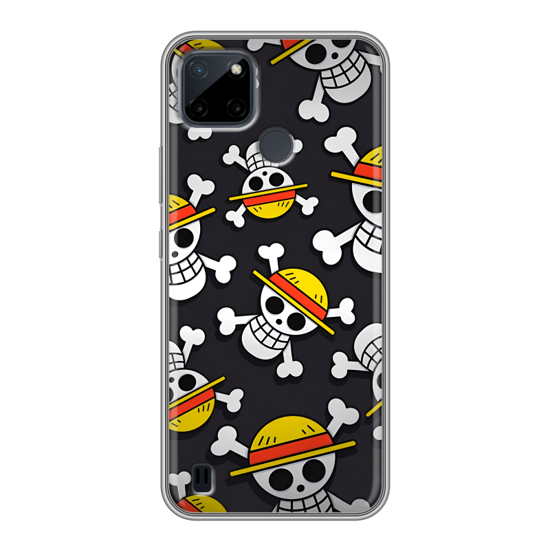 Силиконовый чехол на Realme C21Y с принтом One Piece Ван Пис Силиконовый чехол на Realme C21Y с принтом One Piece Ван Пис