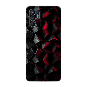 Силиконовый чехол на OPPO Reno6 с принтом Абстракция Силиконовый чехол на OPPO Reno6 с принтом Абстракция
