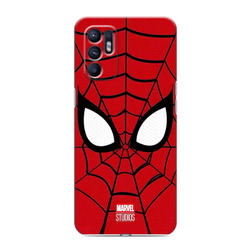 Силиконовый чехол на OPPO Reno6 с принтом человек паук spiderman