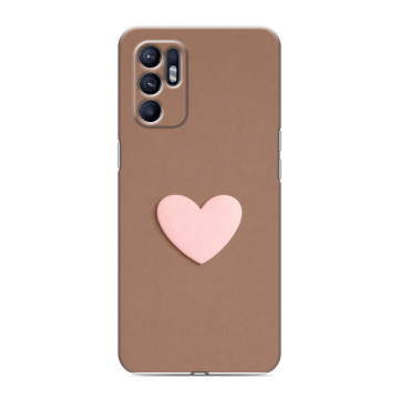 Силиконовый чехол на OPPO Reno6 с принтом женский
