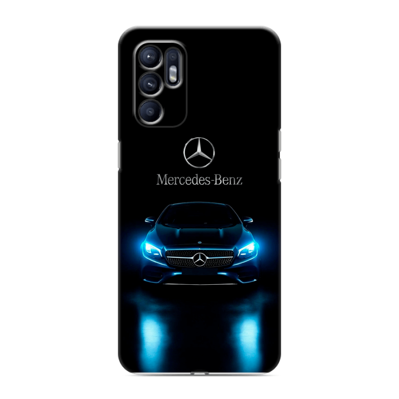 Силиконовый противоударный чехол на OPPO Reno6 с принтом Mercedes Мерседес Силиконовый противоударный чехол на OPPO Reno6 с принтом Mercedes Мерседес