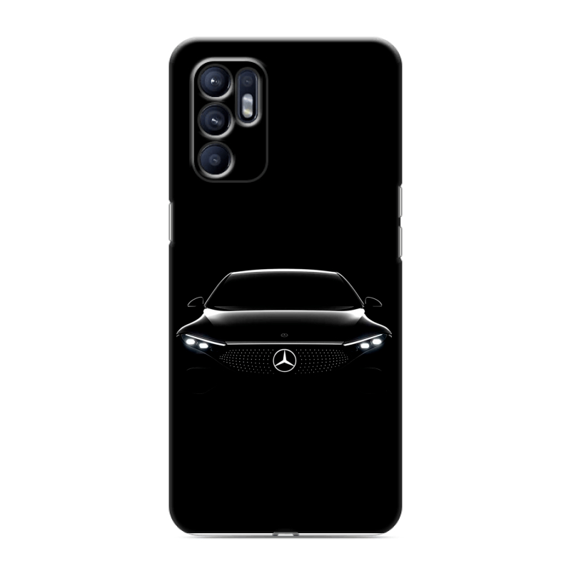 Силиконовый чехол на OPPO Reno6 с принтом Mercedes Мерседес Силиконовый чехол на OPPO Reno6 с принтом Mercedes Мерседес