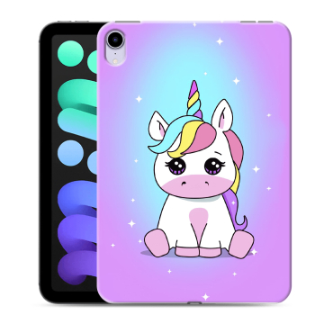 Силиконовый чехол на планшета Ipad Mini (2021) с принтом Единорог