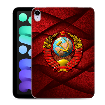 Силиконовый чехол на планшета Ipad Mini (2021) с принтом Герб СССР