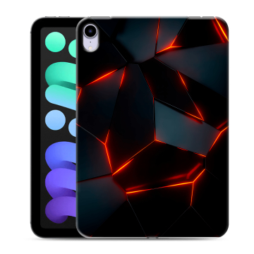 Силиконовый чехол на планшета Ipad Mini (2021) с принтом Яркие абстракции