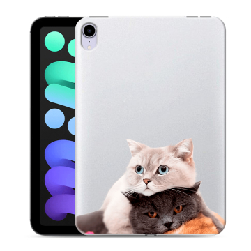 Силиконовый чехол на планшета Ipad Mini (2021) с принтом Кошки