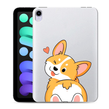 Силиконовый чехол на Ipad Mini (2021) с принтом Корги