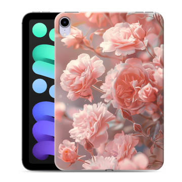 Силиконовый чехол на Ipad Mini (2021) с принтом Розовые розы